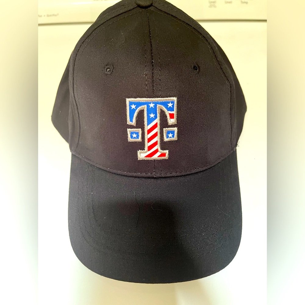T-Mobile Tuesdays Black Baseball Hat Patriotic American Flag Military Veteran